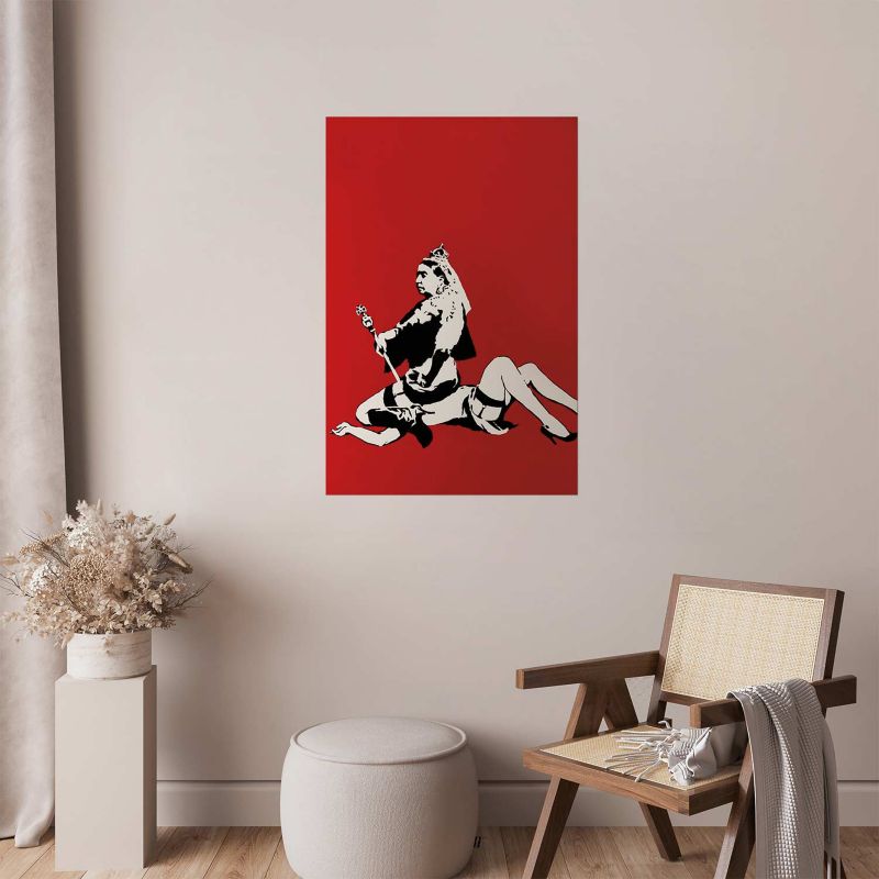 Plakat Artgeist Banksy: Queen Victoria 29,7x42 cm bez ramy 1 szt