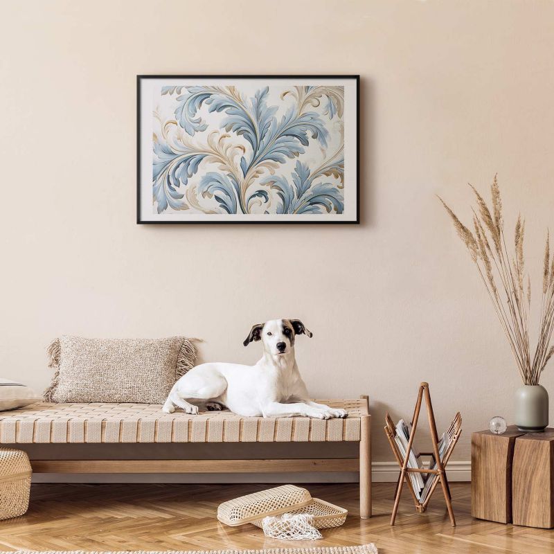 Plakat Artgeist Barokowe pnącze 60x40 cm z ramą czarną 1 szt