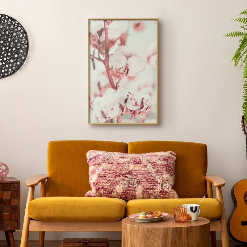 Plakat Artgeist Bawełna 60x90 cm z ramą złotą 1 szt