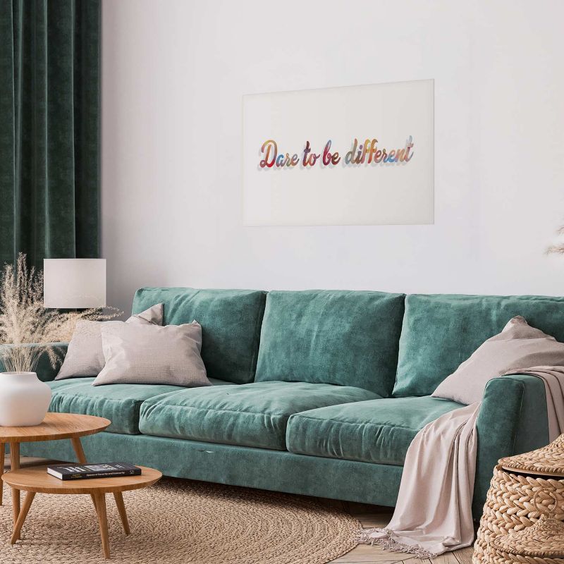 Plakat Artgeist Be different 90x60 cm bez ramy 1 szt