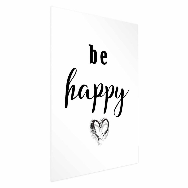 Plakat Artgeist Be happy 29,7x42 cm bez ramy 1 szt