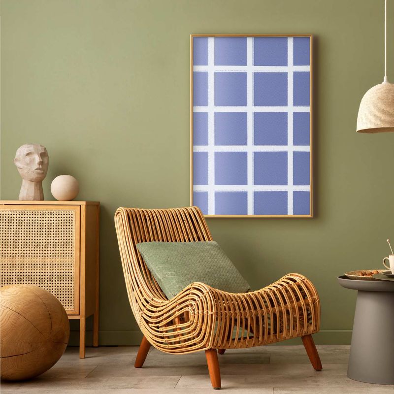 Plakat Artgeist Białe linie 29,7x42 cm z ramą złotą 1 szt