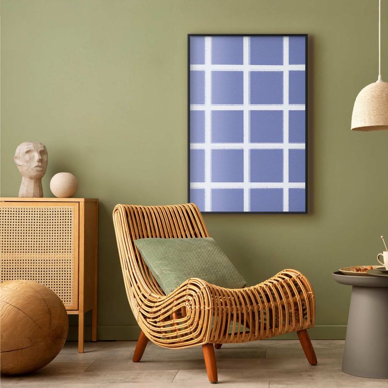 Plakat Artgeist Białe linie 40x60 cm z ramą czarną 1 szt