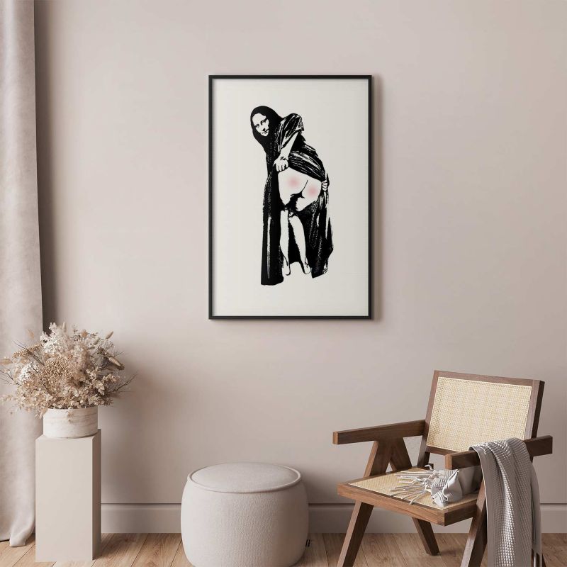 Plakat Artgeist Bolesne siedzenie 29,7x42 cm z ramą czarną 1 szt