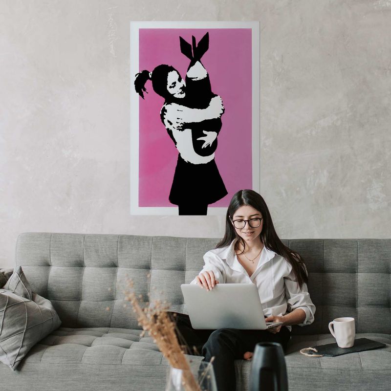 Plakat Artgeist Bombowy uścisk 21x30 cm bez ramy 1 szt