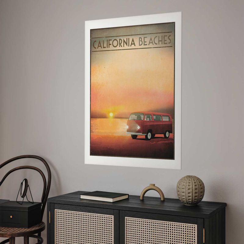 Plakat Artgeist California Beaches 21x30 cm bez ramy 1 szt