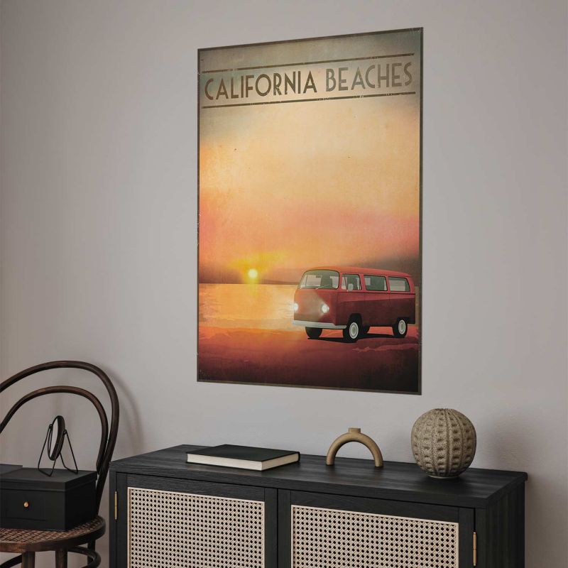 Plakat Artgeist California Beaches 60x90 cm bez ramy 1 szt