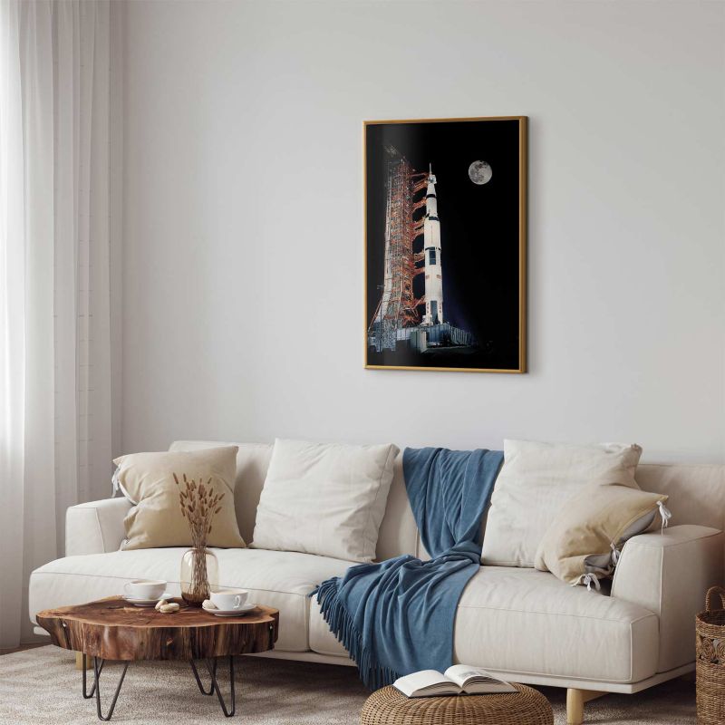 Plakat Artgeist Cel podróży 60x90 cm z ramą złotą 1 szt