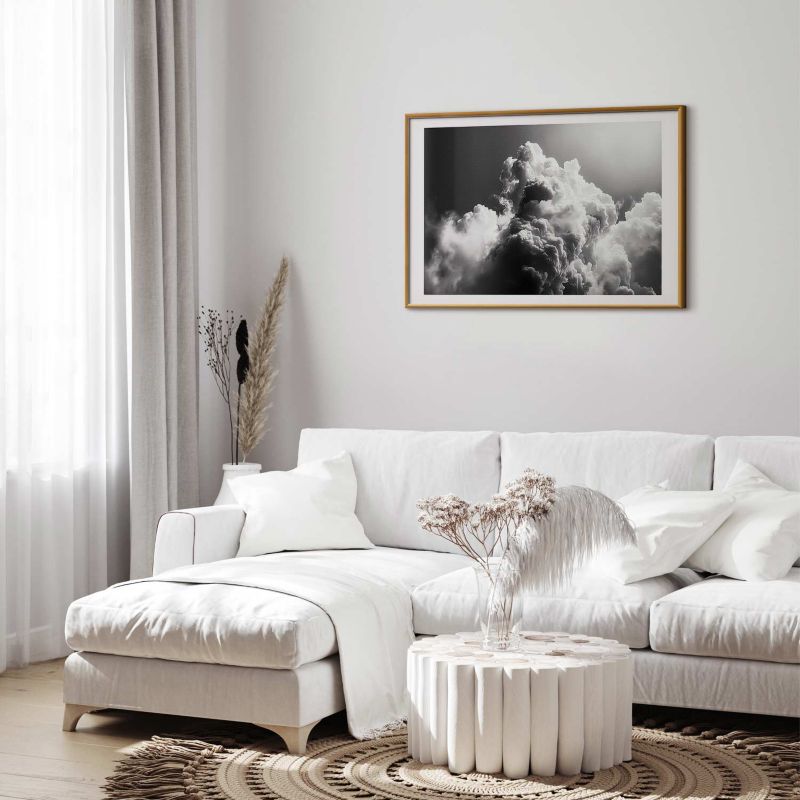 Plakat Artgeist Chmury marzeń 42x29,7 cm z ramą złotą 1 szt