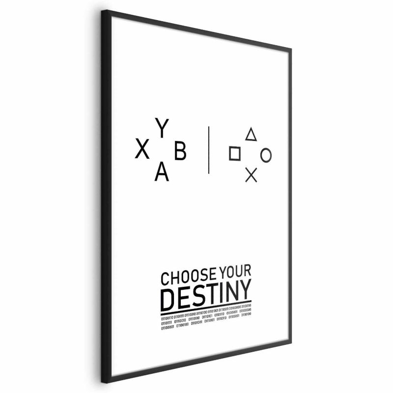 Plakat Artgeist Choose your destiny 40x60 cm z ramą czarną 1 szt