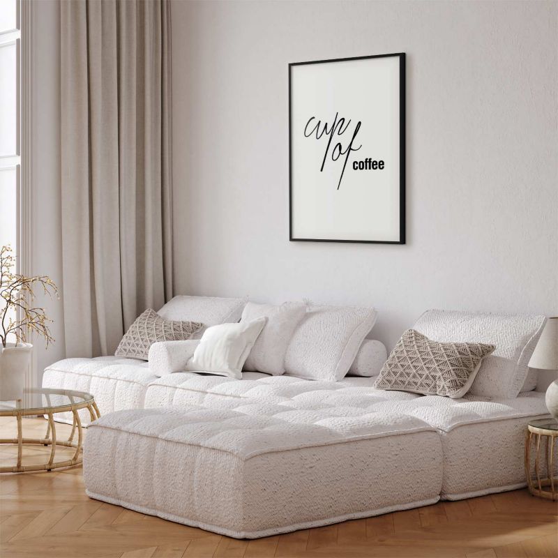 Plakat Artgeist Coffee 40x60 cm z ramą czarną 1 szt