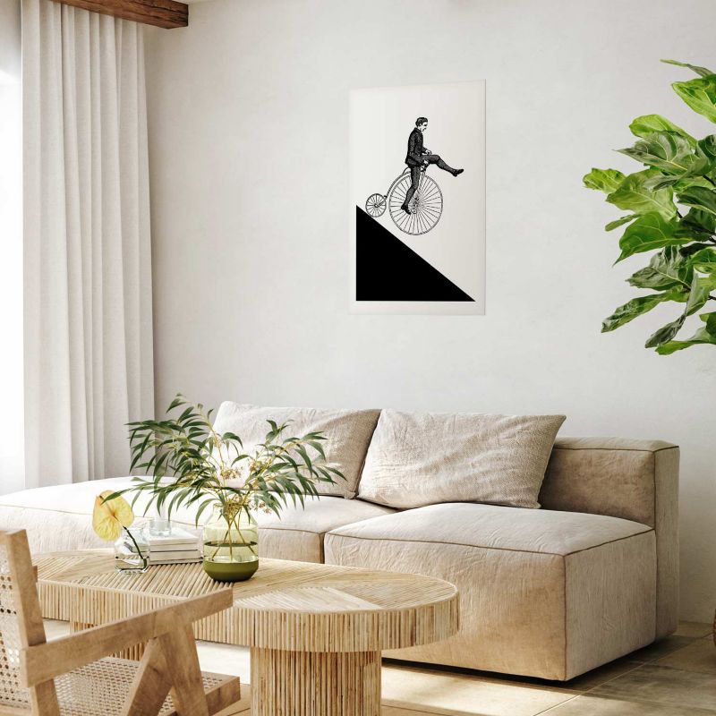 Plakat Artgeist Cyklista 40x60 cm bez ramy 1 szt