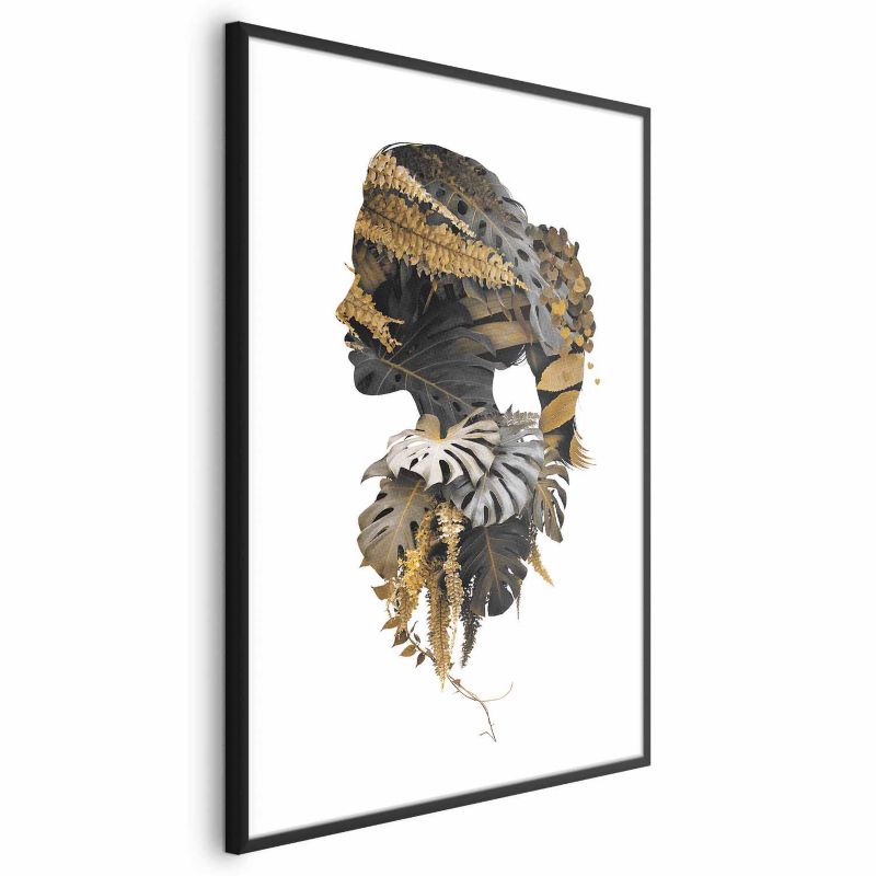 Plakat Artgeist Człowiek dżungli 29,7x42 cm z ramą czarną 1 szt