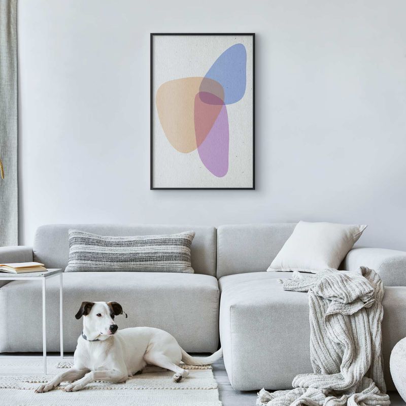 Plakat Artgeist Część wspólna 21x30 cm z ramą czarną 1 szt