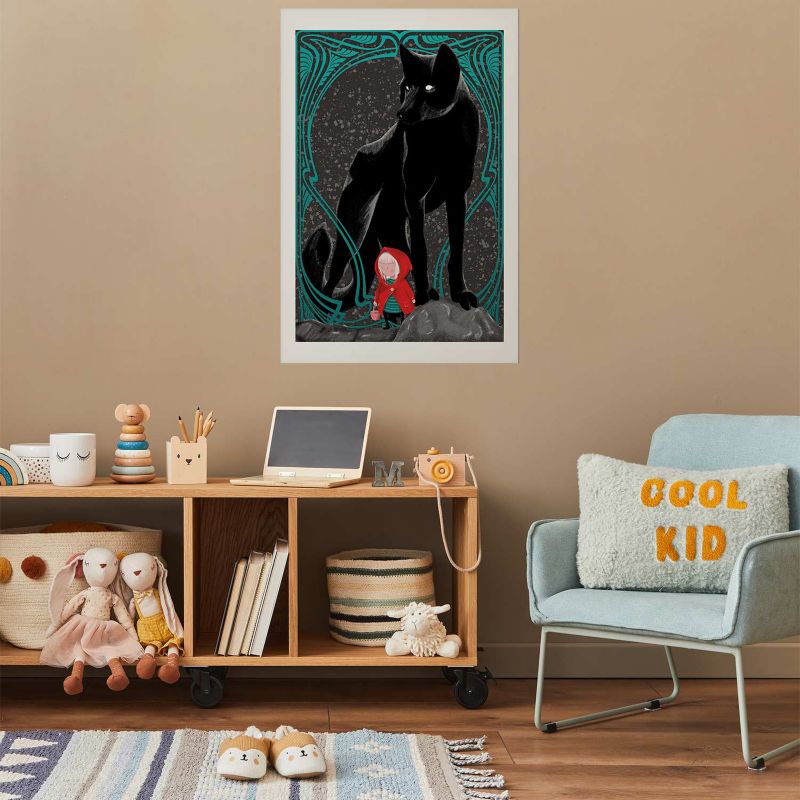 Plakat Artgeist Czerwony kapturek 21x30 cm bez ramy 1 szt