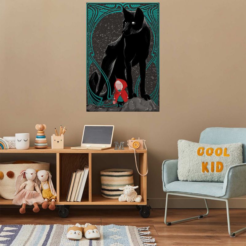 Plakat Artgeist Czerwony kapturek 60x90 cm bez ramy 1 szt