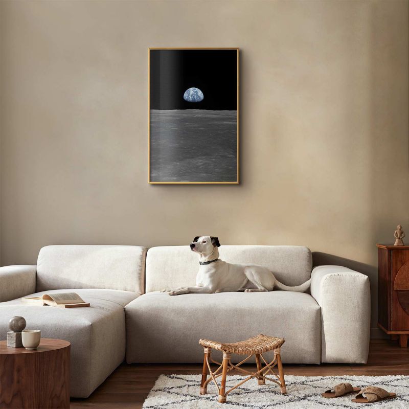 Plakat Artgeist Daleko od domu 21x30 cm z ramą złotą 1 szt
