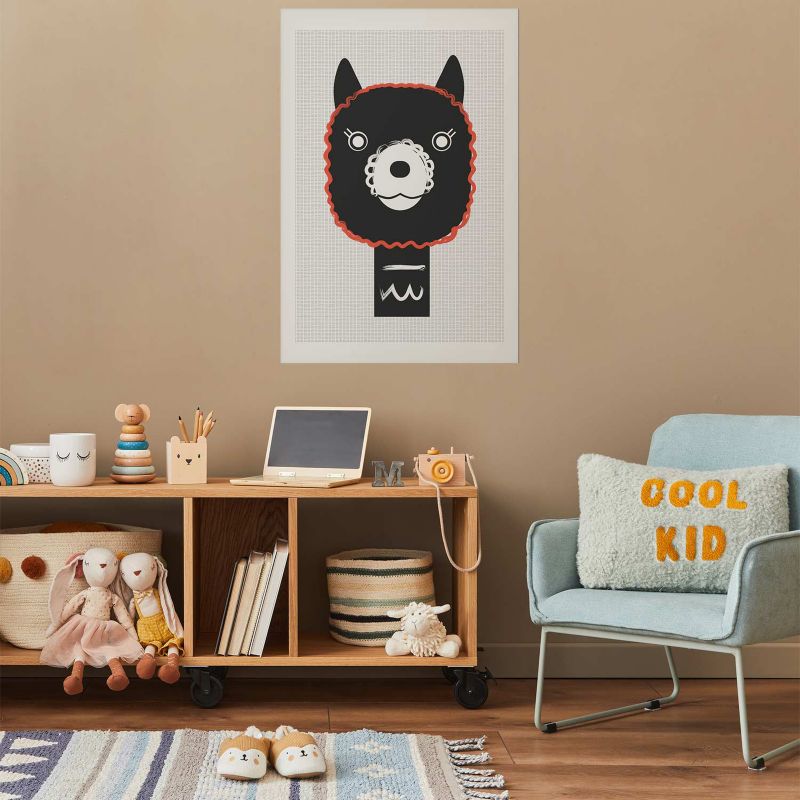 Plakat Artgeist Dekoracyjna alpaka 40x60 cm bez ramy 1 szt