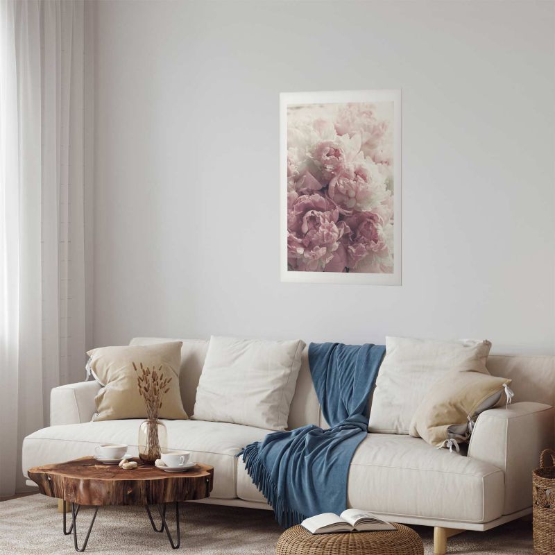 Plakat Artgeist Delikatne piwonie 21x30 cm bez ramy 1 szt