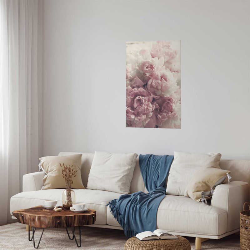 Plakat Artgeist Delikatne piwonie 40x60 cm bez ramy 1 szt