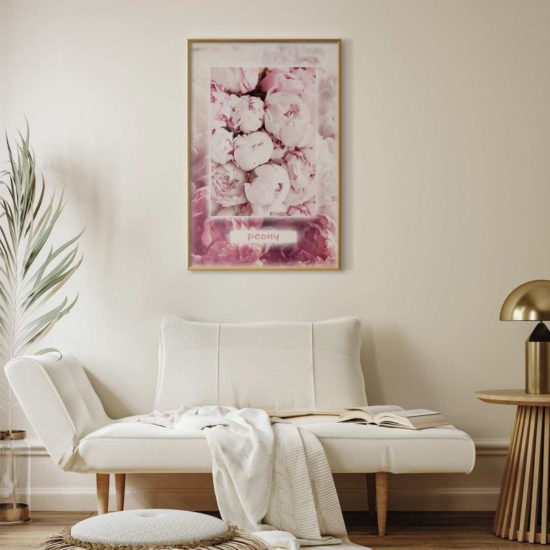 Plakat Artgeist Delikatność wiosny 60x90 cm z ramą złotą 1 szt
