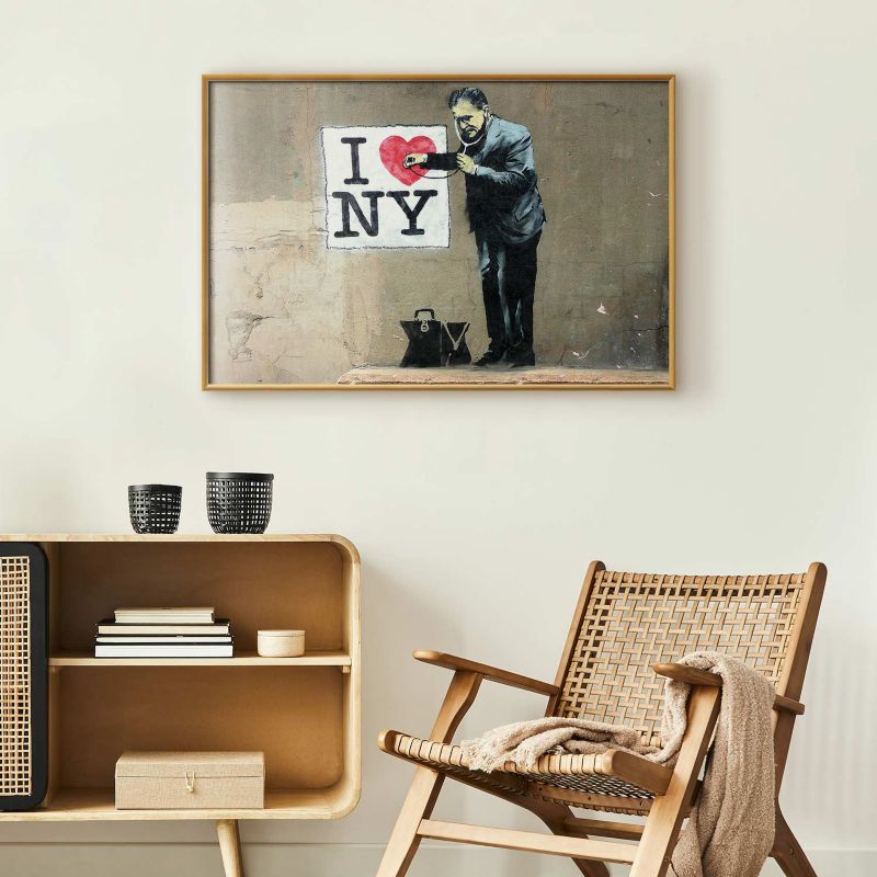 Plakat Artgeist Diagnoza 30x21 cm z ramą złotą 1 szt