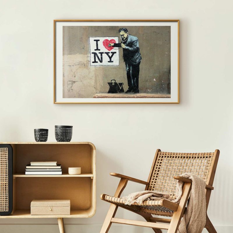 Plakat Artgeist Diagnoza 42x29,7 cm z ramą złotą 1 szt