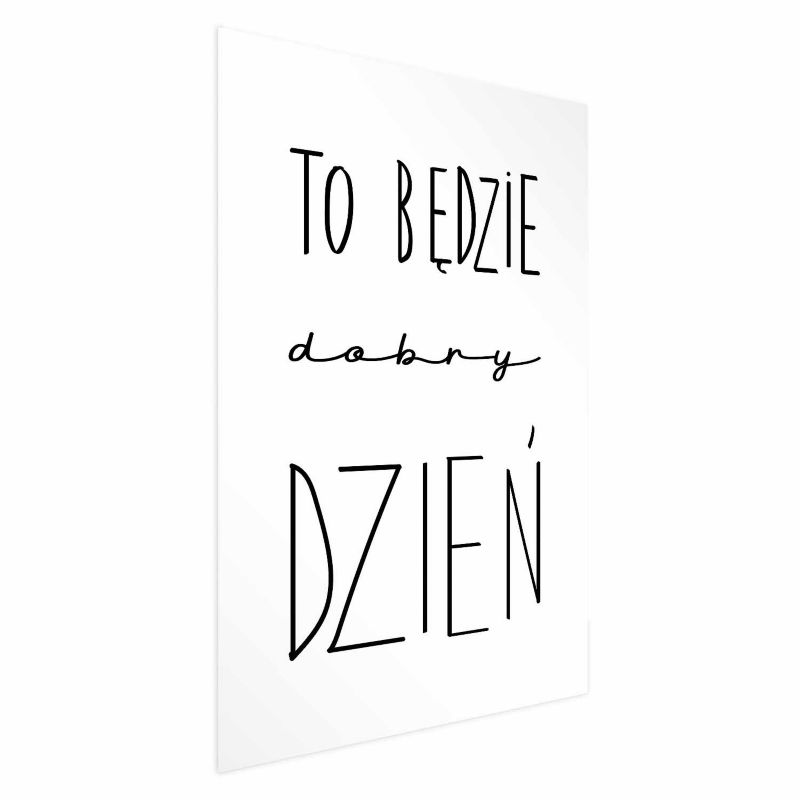 Plakat Artgeist Dobry dzień 40x60 cm bez ramy 1 szt