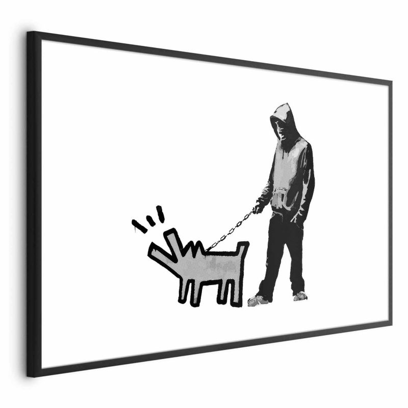 Plakat Artgeist Dog Art 30x21 cm z ramą czarną 1 szt