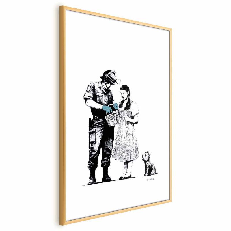 Plakat Artgeist Dorotka 29,7x42 cm z ramą złotą 1 szt