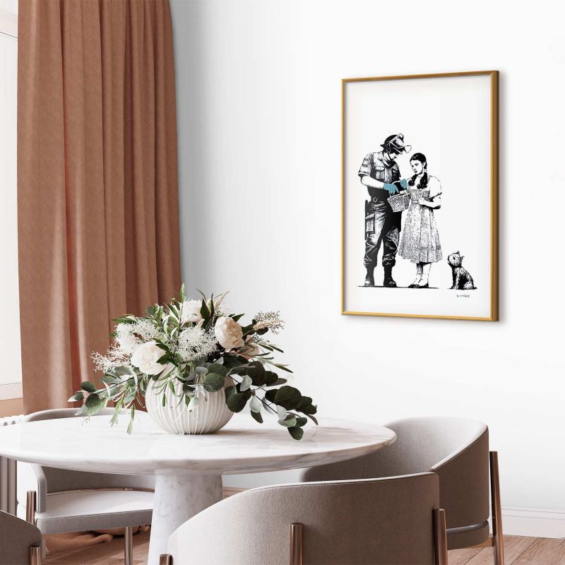 Plakat Artgeist Dorotka 40x60 cm z ramą złotą 1 szt