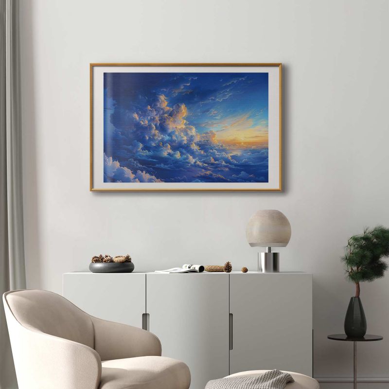 Plakat Artgeist Dzieło natury 60x40 cm z ramą złotą 1 szt