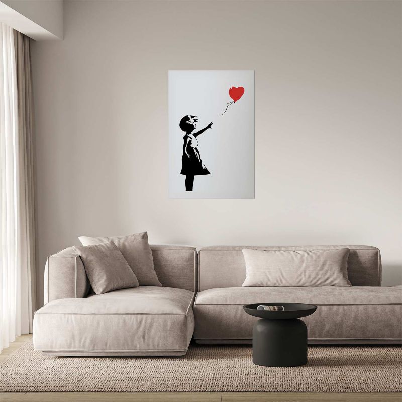 Plakat Artgeist Dziewczynka z balonem 29,7x42 cm bez ramy 1 szt