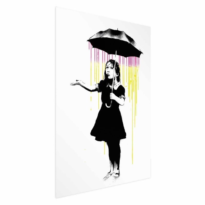 Plakat Artgeist Dziewczynka z parasolką 40x60 cm bez ramy 1 szt