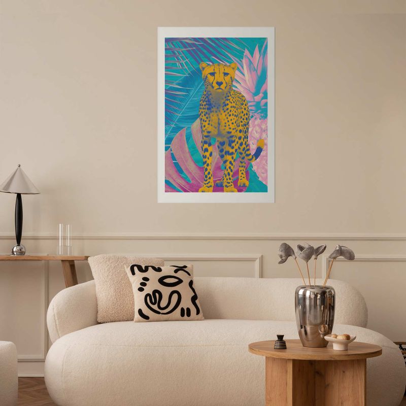 Plakat Artgeist Egzotyczny Lampart 29,7x42 cm bez ramy 1 szt