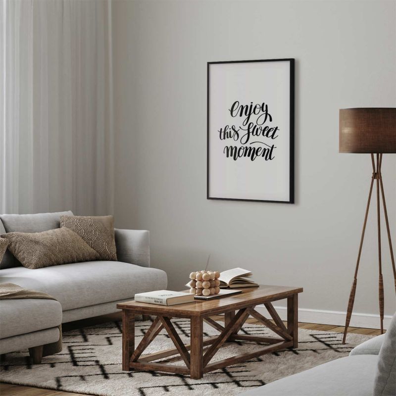 Plakat Artgeist Enjoy 40x60 cm z ramą czarną 1 szt
