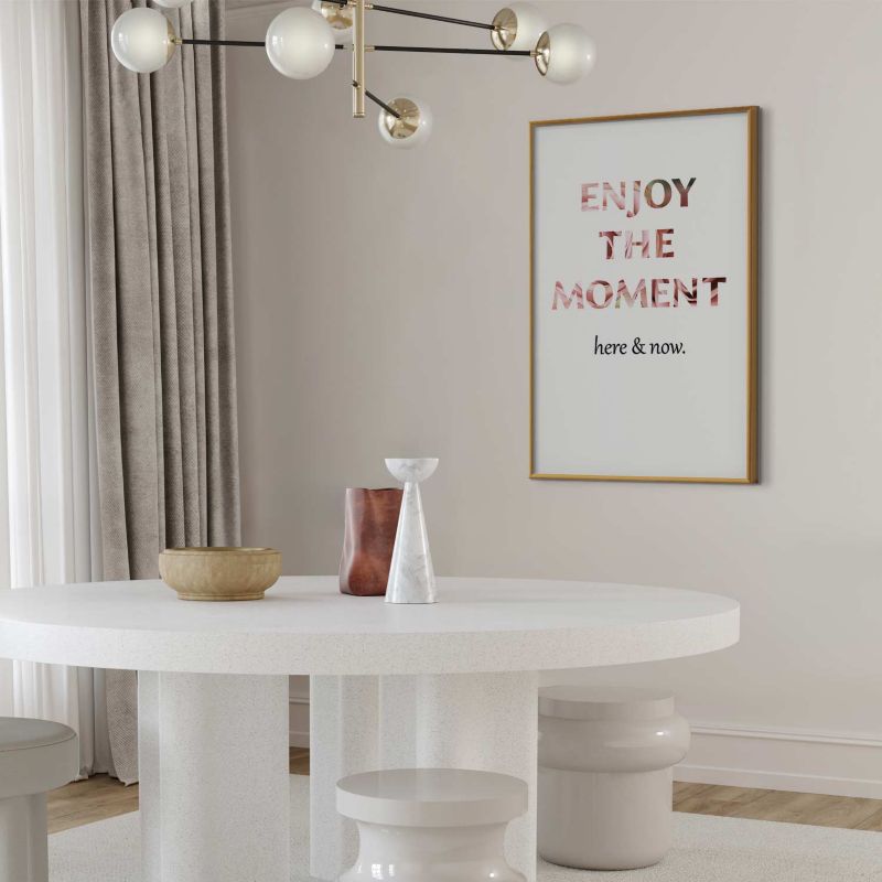 Plakat Artgeist Enjoy the Moment 40x60 cm z ramą złotą 1 szt