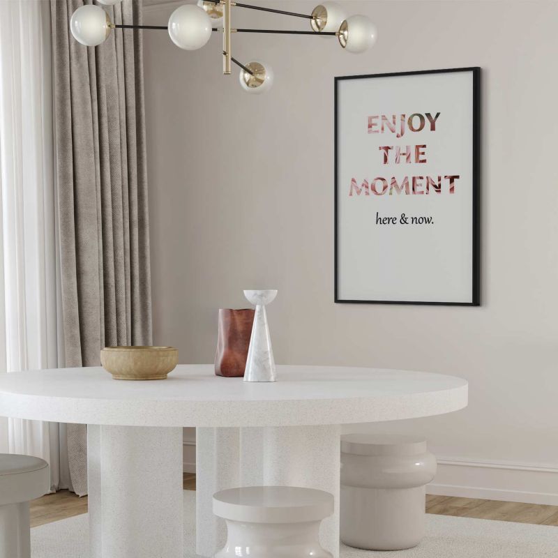 Plakat Artgeist Enjoy the Moment 60x90 cm z ramą czarną 1 szt
