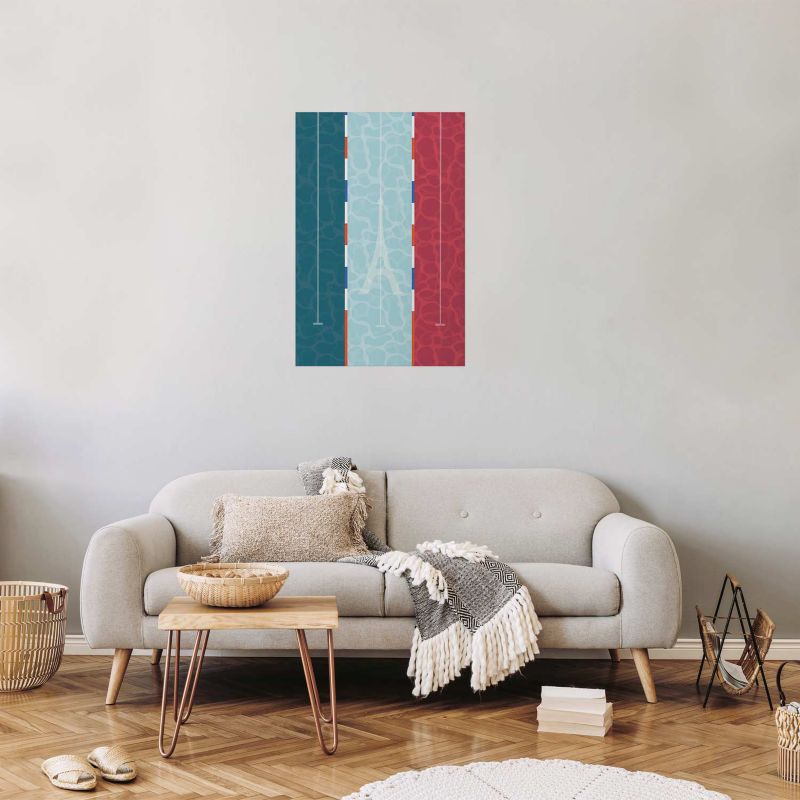 Plakat Artgeist Francuski basen 21x30 cm bez ramy 1 szt