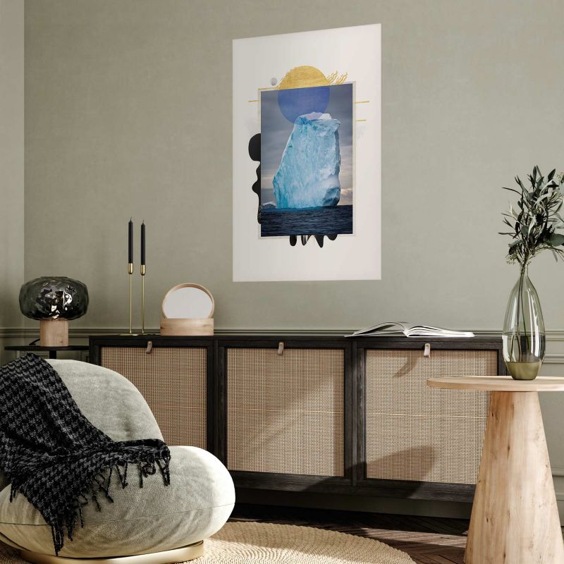 Plakat Artgeist Góra lodowa 29,7x42 cm bez ramy 1 szt