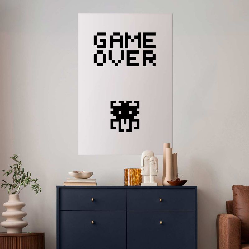 Plakat Artgeist Game over 60x90 cm bez ramy 1 szt