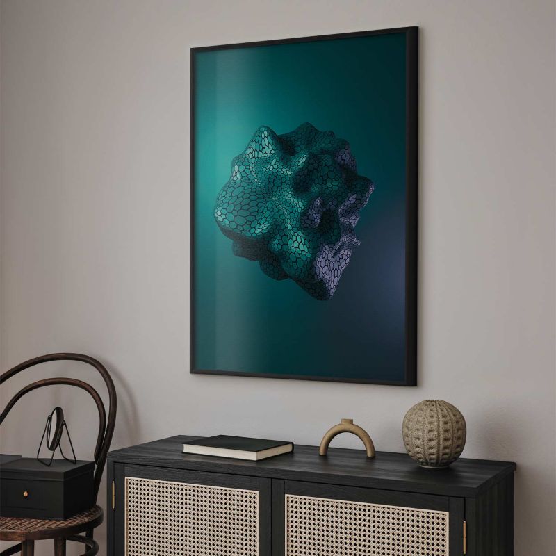 Plakat Artgeist Gamma 60x90 cm z ramą czarną 1 szt