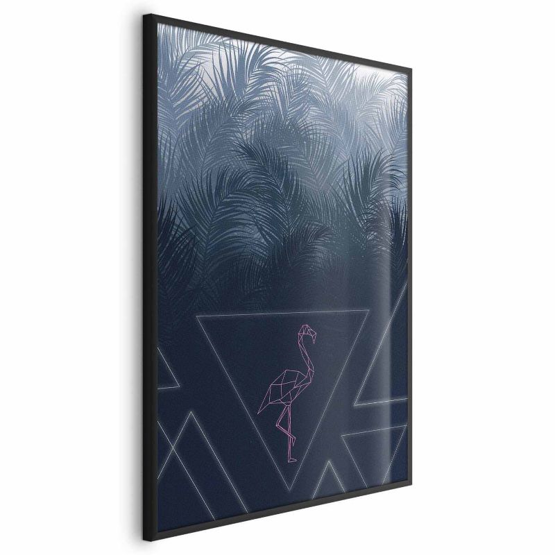 Plakat Artgeist Geometryczny ptak 29,7x42 cm z ramą czarną 1 szt
