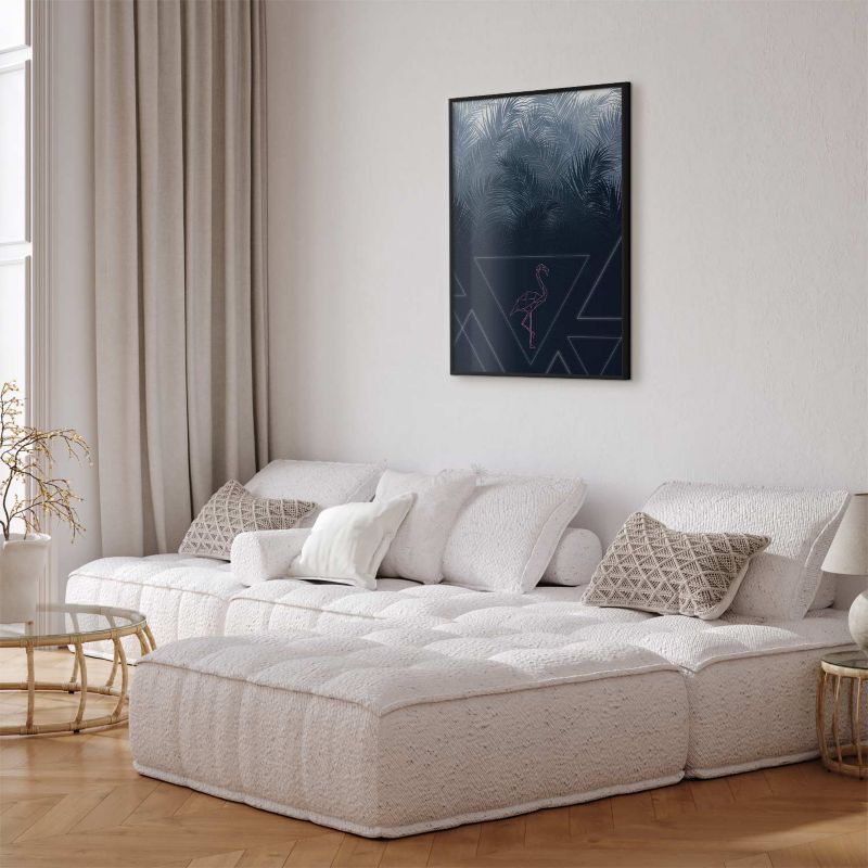 Plakat Artgeist Geometryczny ptak 29,7x42 cm z ramą czarną 1 szt