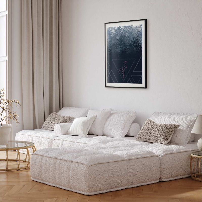 Plakat Artgeist Geometryczny ptak 60x90 cm z ramą czarną 1 szt