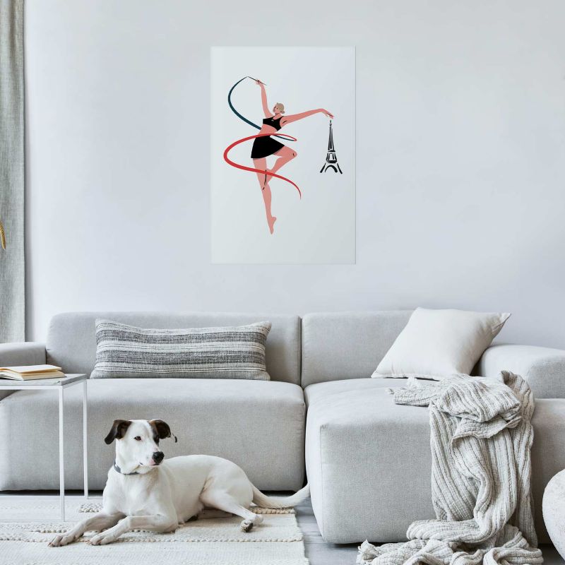 Plakat Artgeist Gimnastyka artystyczna 21x30 cm bez ramy 1 szt
