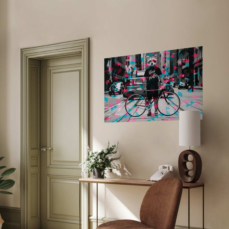 Plakat Artgeist Giraffes 90x60 cm bez ramy 1 szt