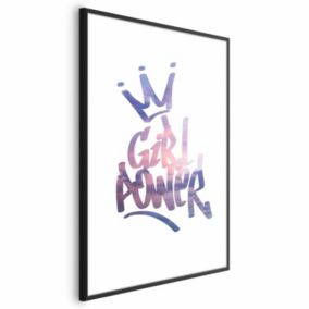 Plakat Artgeist Girl Power 40x60 cm z ramą czarną 1 szt