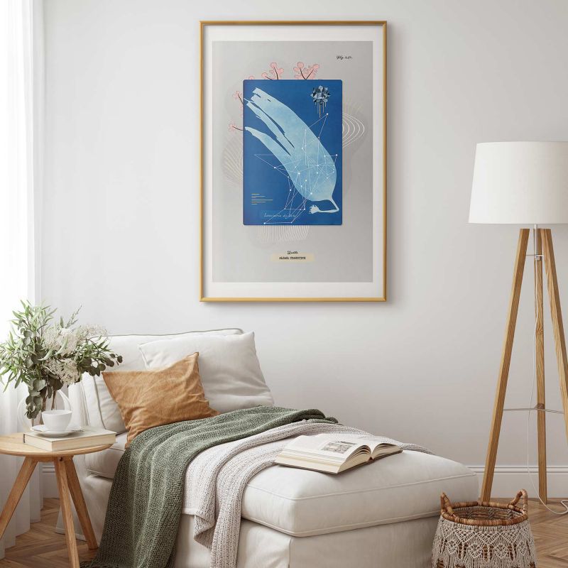 Plakat Artgeist Glon 21x30 cm z ramą złotą 1 szt