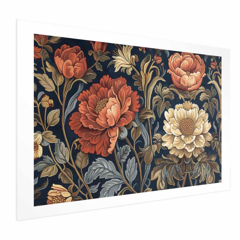 Plakat Artgeist Gobelinowe kwiaty 90x60 cm bez ramy 1 szt